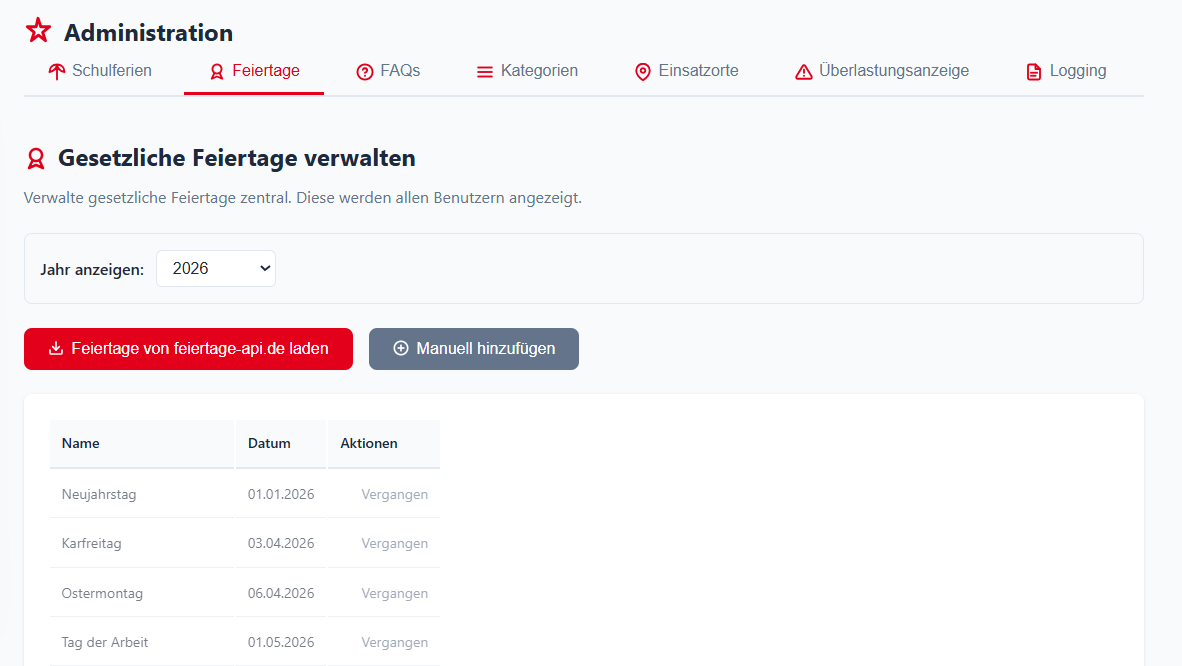 Feiertage